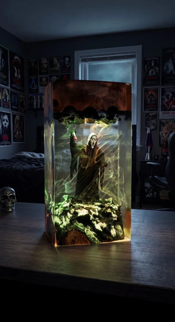 Halloween Resin Lamps