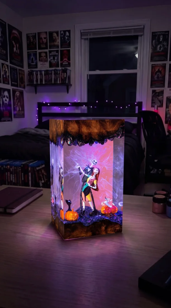 Halloween Resin Lamps